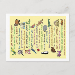 Postal ¡Hasta Luego, Alligator!