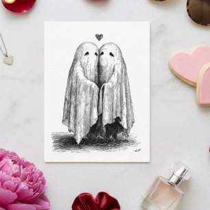 Postal Hasta que la Muerte nos Separe Parejas de Fantasma