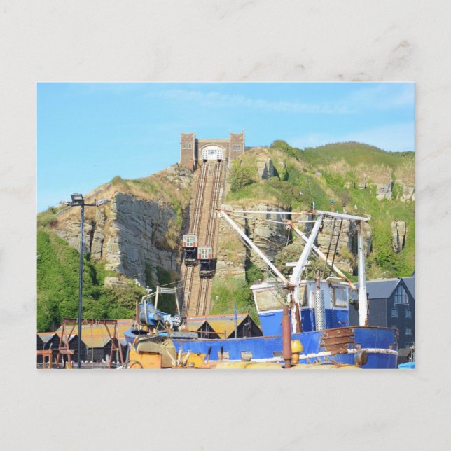 Postal Hastings Funicular (Anverso)