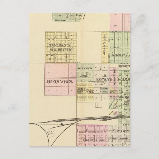 Postal Hastings, Nebraska (Anverso)