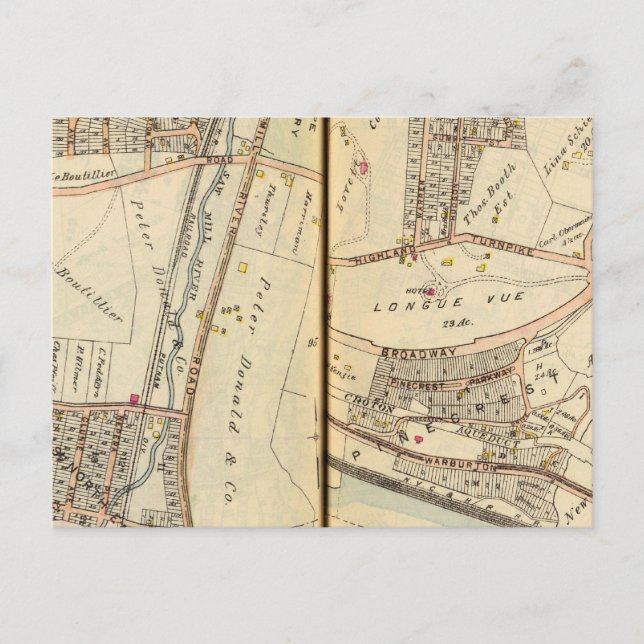 Postal Hastings, Nueva York (Anverso)