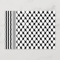 Hatta Keffiyeh Kufiya Folk Palestino (Patrón 2)