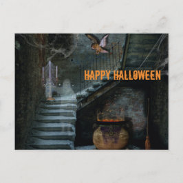 Postal Haunted Staircase Halloween