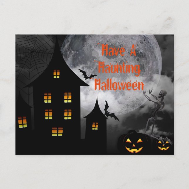 Postal Haunting Halloween (Anverso)