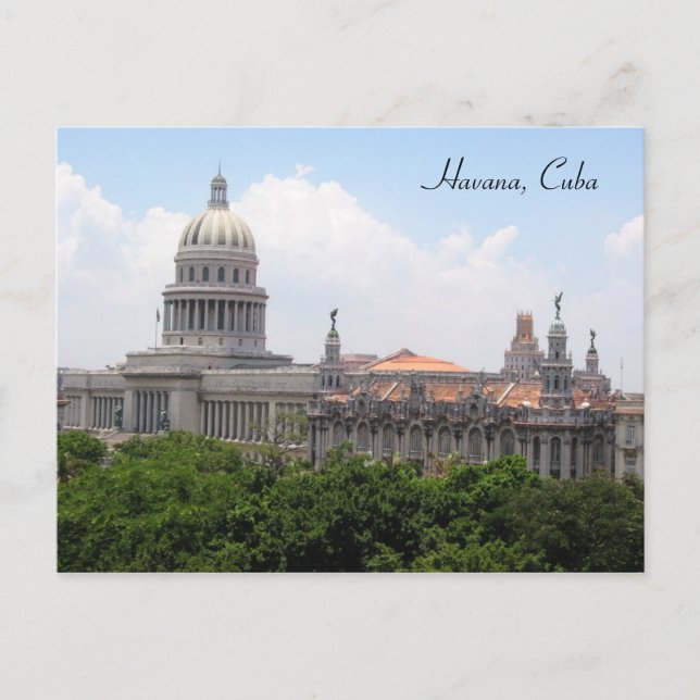 Postal havana capitolio (Anverso)