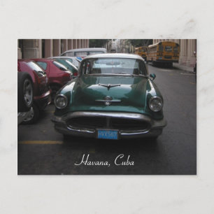 Postal havana de coche vintage