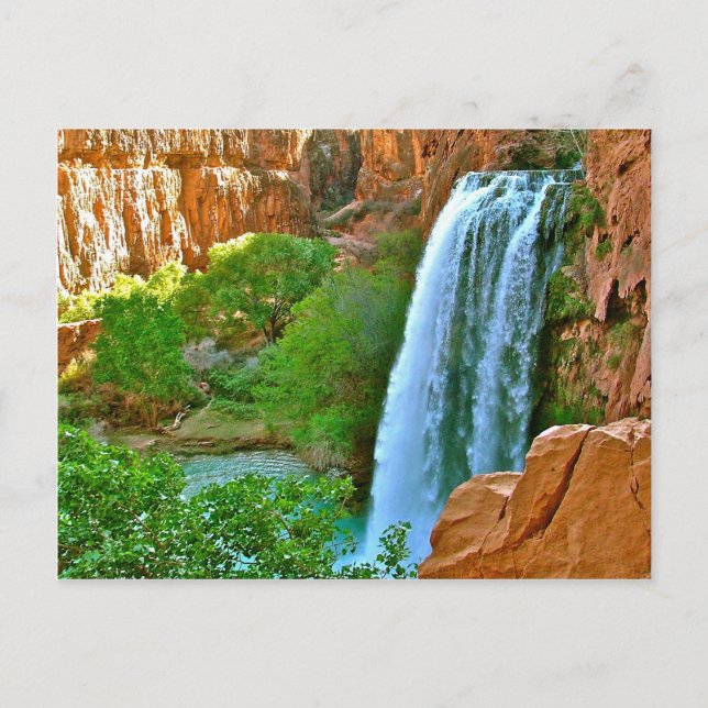 Postal Havasu baja barranco (Anverso)