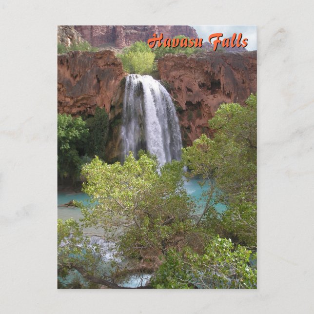 Postal Havasu Falls (Anverso)