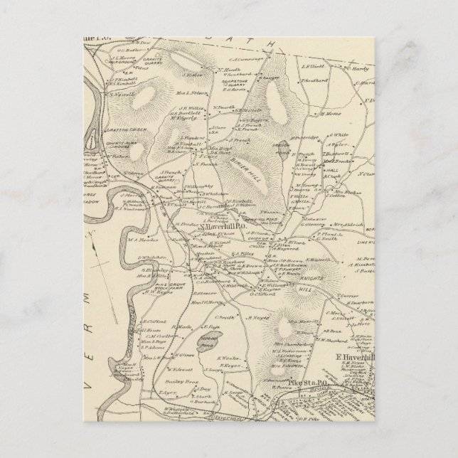 Postal Haverhill, Grafton Co (Anverso)