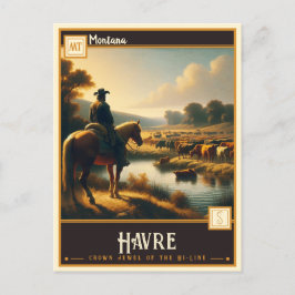 Postal Havre, Montana | Vintage