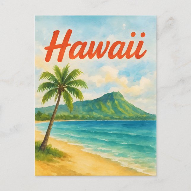 Postal Hawái (Anverso)