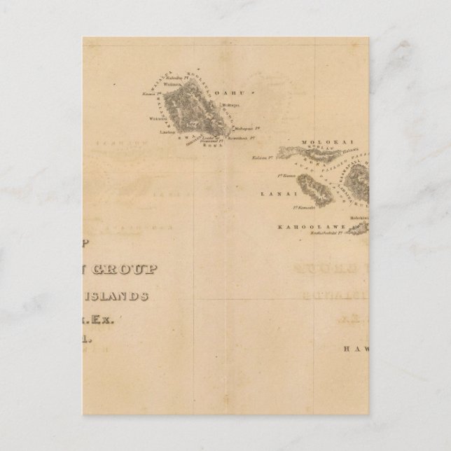 Postal Hawái 3 (Anverso)