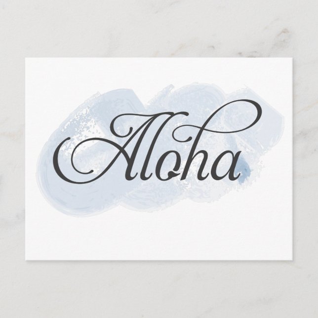 Postal Hawai - Aloha (Anverso)