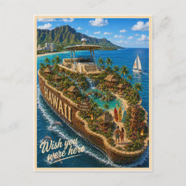 Postal Hawái | Desearía que estuvieras aquí | Serie del E