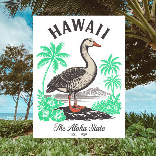 Postal Hawái El Estado Aloha Est. 1959 Nēnē Viaje