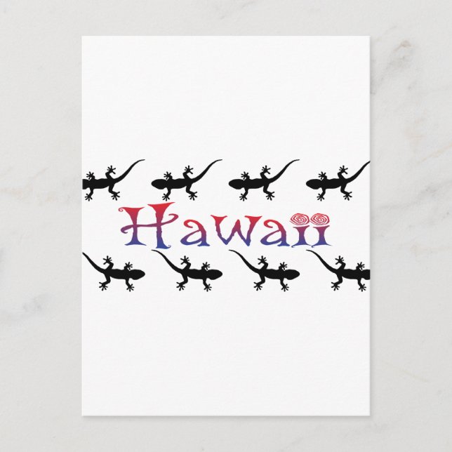 Postal hawai geckos (Anverso)