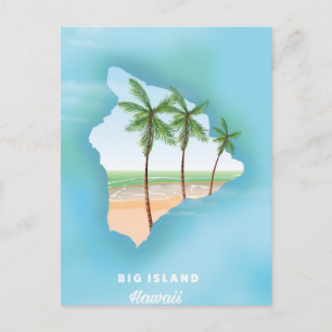 Postal Hawái isla grande