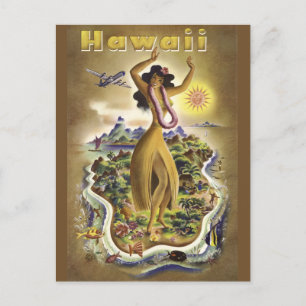 Postal Hawai vintage 2