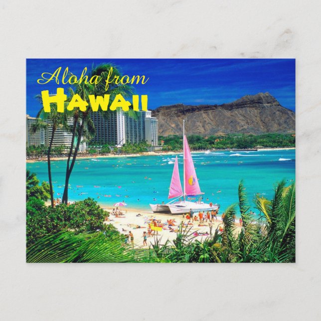 Postal Hawaiana de Hawaii (Anverso)