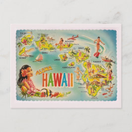 Postal hawaiana vintage