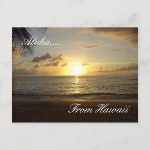 Postal Hawaii Beach 3, Aloha...., Desde Hawaii