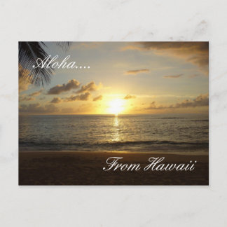 Postal Hawaii Beach 3, Aloha...., Desde Hawaii