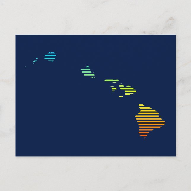 Postal hawaii chill fade (Anverso)