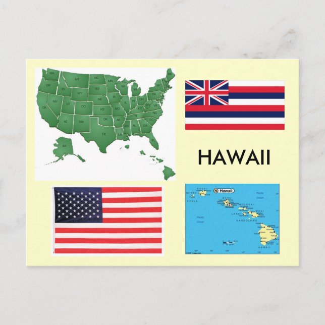 Postal Hawaii, Estados Unidos (Anverso)