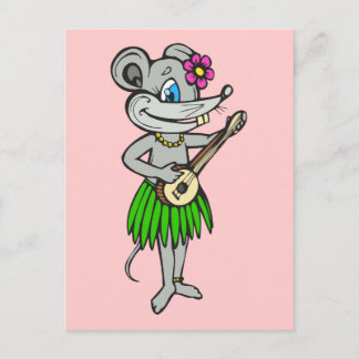 Postal Hawaii Hula Mouse
