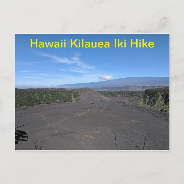 Postal Hawaii Kilauea Iki Hike (Anverso)