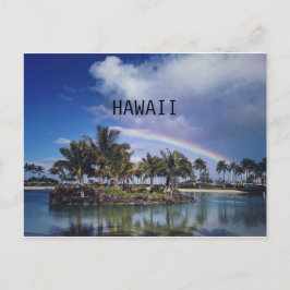 POSTAL HAWAII RAINBOW POSTCARD