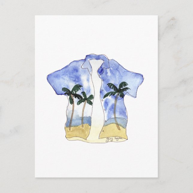 Postal Hawaii Shirt 1 (Anverso)