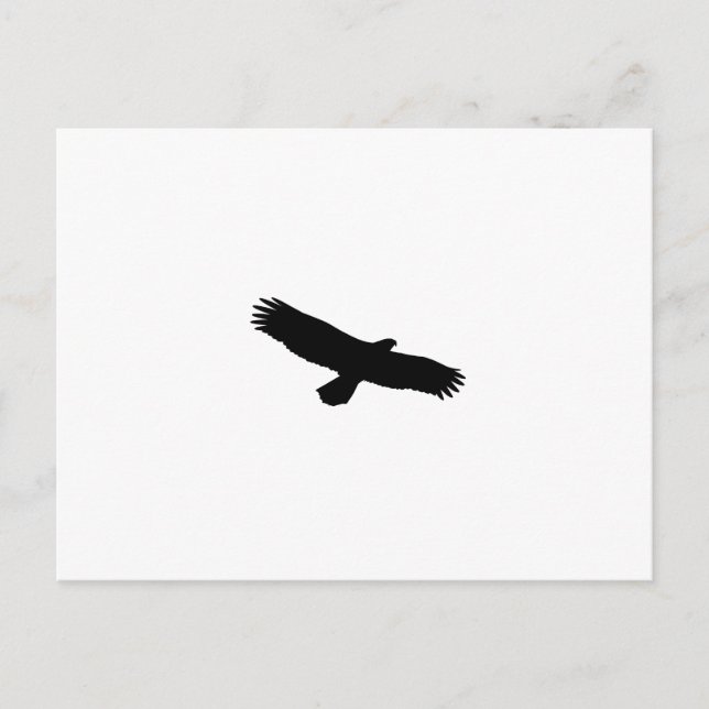 Postal Hawk Silhouette (Anverso)