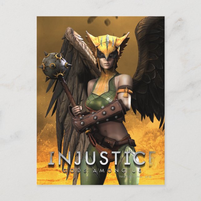 Postal Hawkgirl (Anverso)