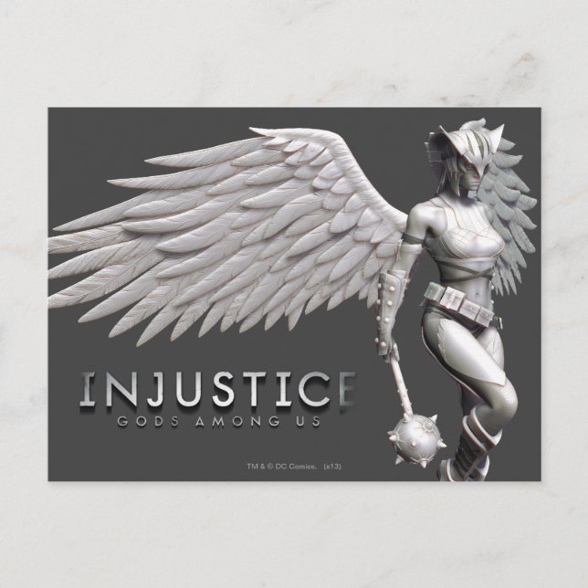 Postal Hawkgirl (Anverso)