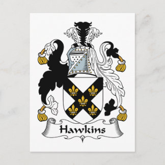 Postal Hawkins Family Crest