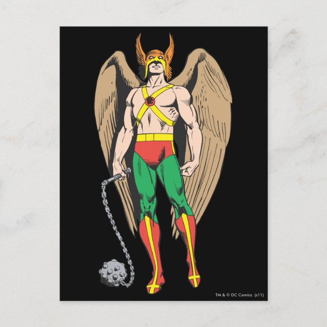 Postal Hawkman (Anverso)