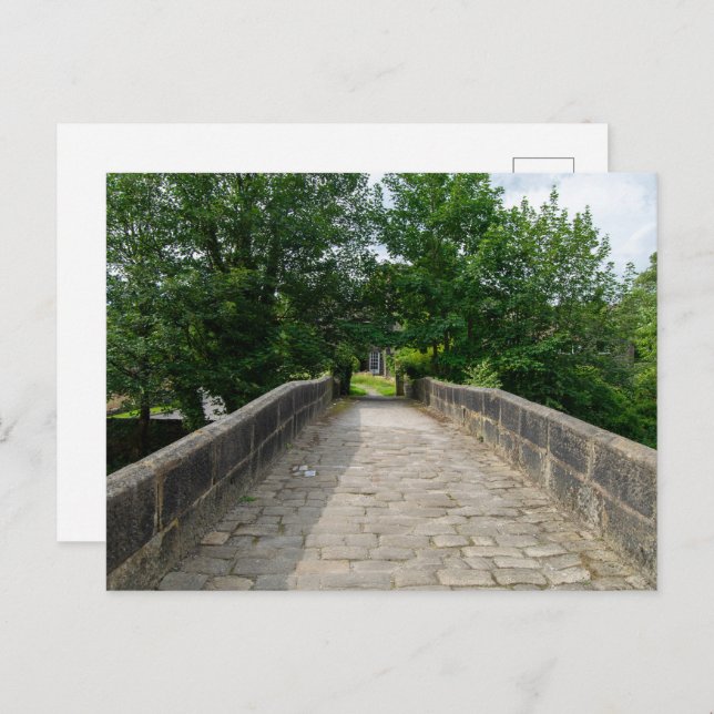 Postal Hawksclough Bridge, Mytholmroyd (Anverso / Reverso)