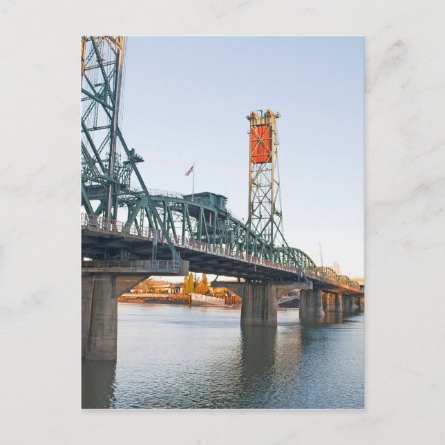 Postal Hawthorne Bridge Portland Daytime (Anverso)