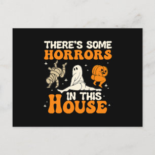 Postal Hay algunos horrores en esta casa divertido humor