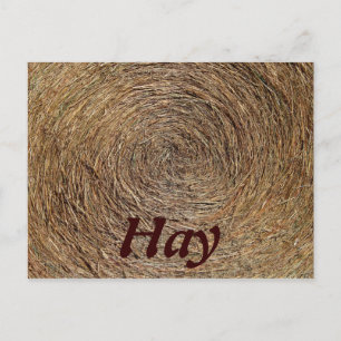 Postal Hay Bale redonda