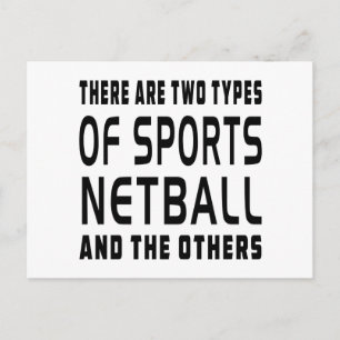 Postal Hay Dos Tipos De Netball Deportivo