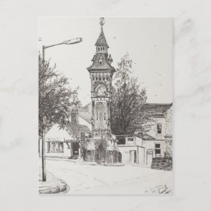 Postal Hay en la torre del reloj en Wye 2007