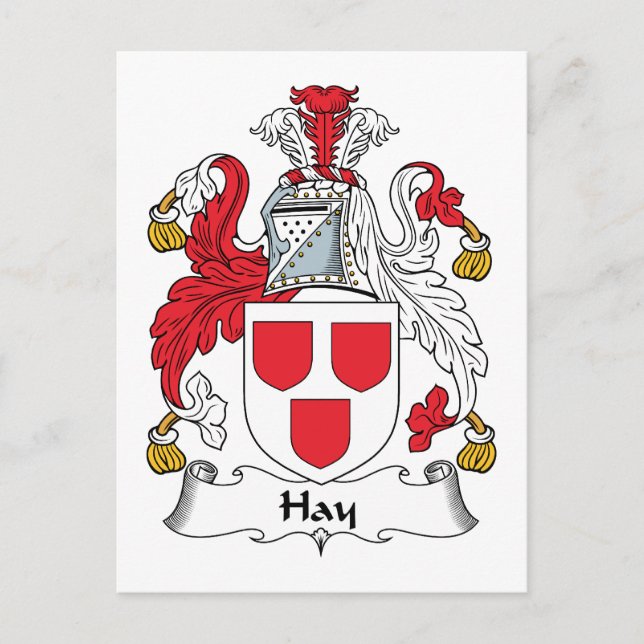 Postal Hay Family Crest (Anverso)