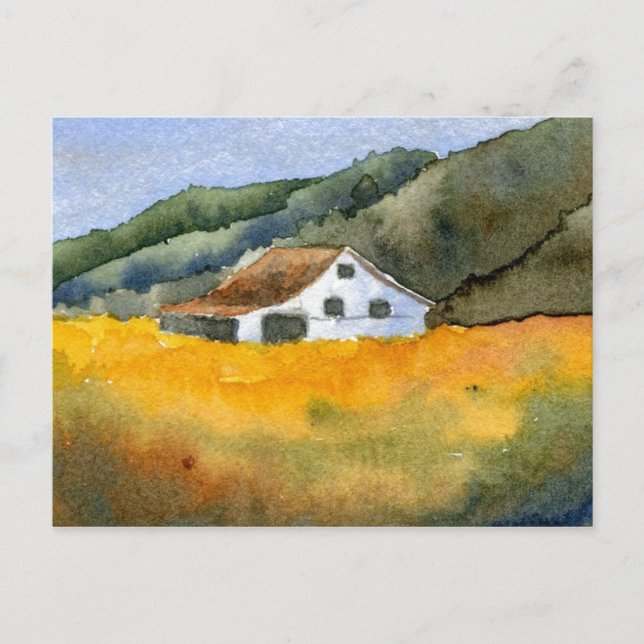 Postal "Hay Field" (Anverso)