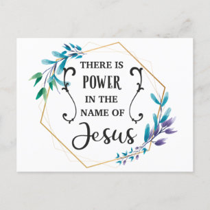 Postal Hay poder en el nombre de Jesús
