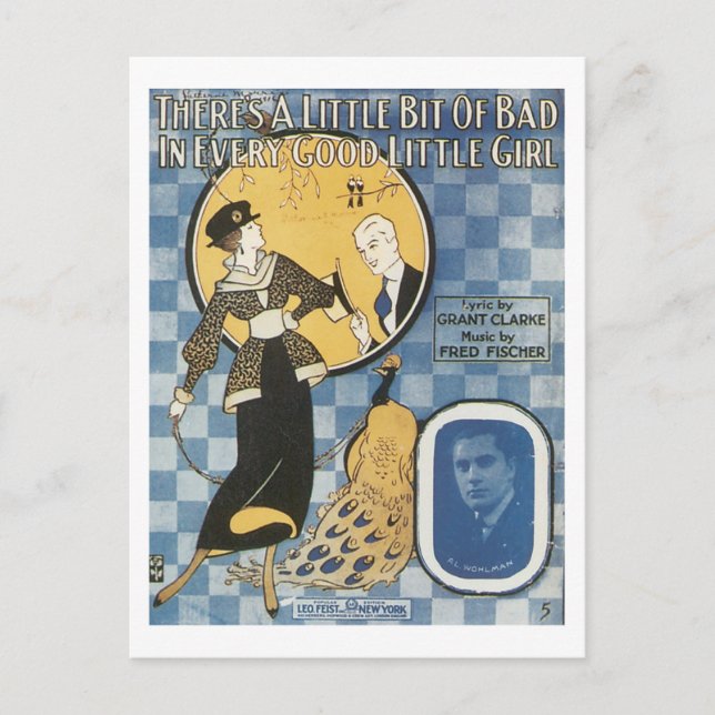 Postal Hay un poco de mal en cada buen G (Anverso)