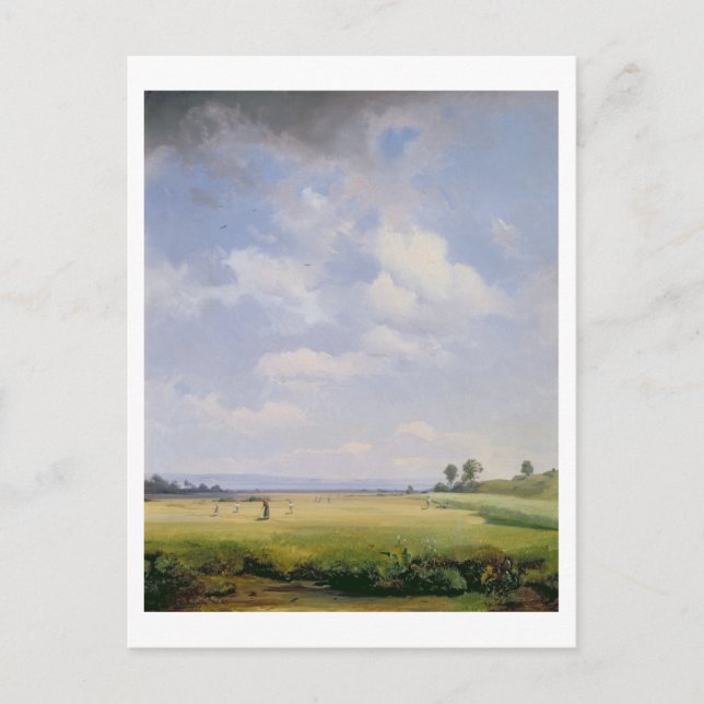 Postal Haymaking, 1838 (aceite sobre lienzo) (Anverso)