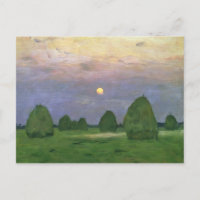 Hayricks en Dusk, 1899