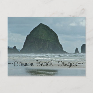 Postal Haystack Rock, Cannon Beach Oregon
